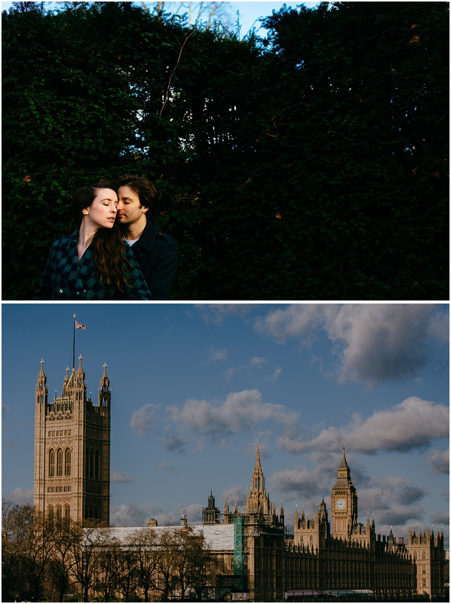 Emma-Claire and Luke's cool South Bank pre wedding photo shoot