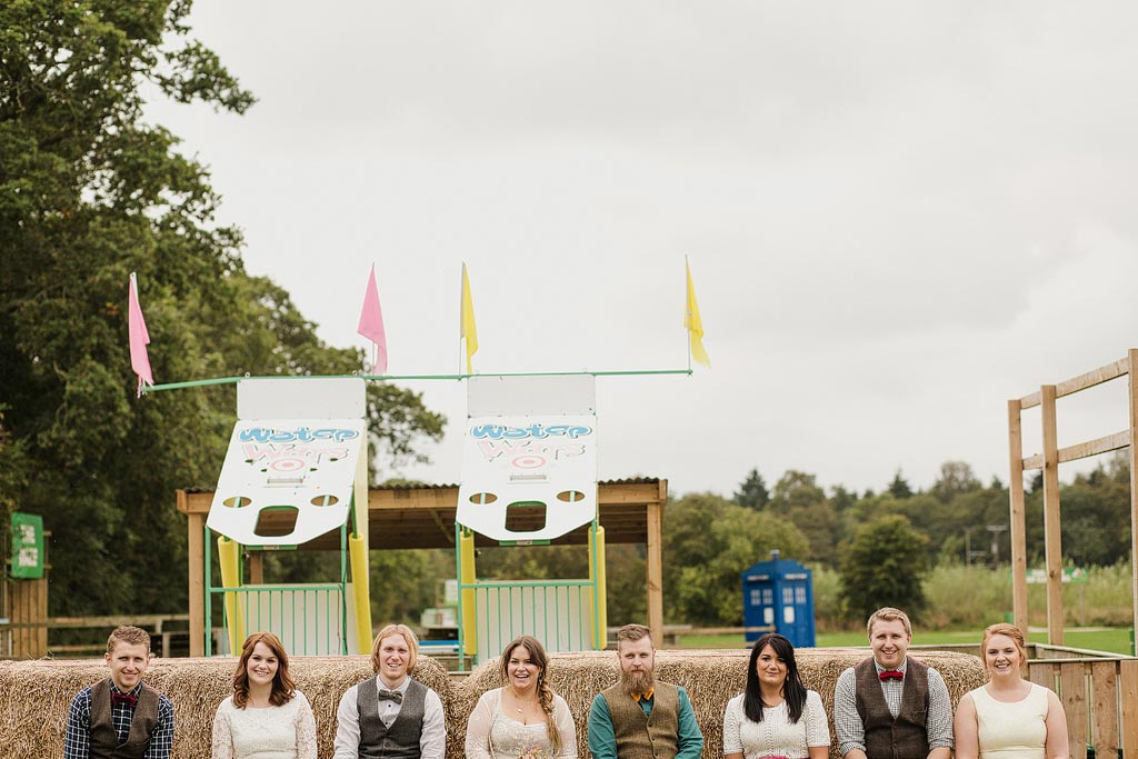 quirky bridal party pictures