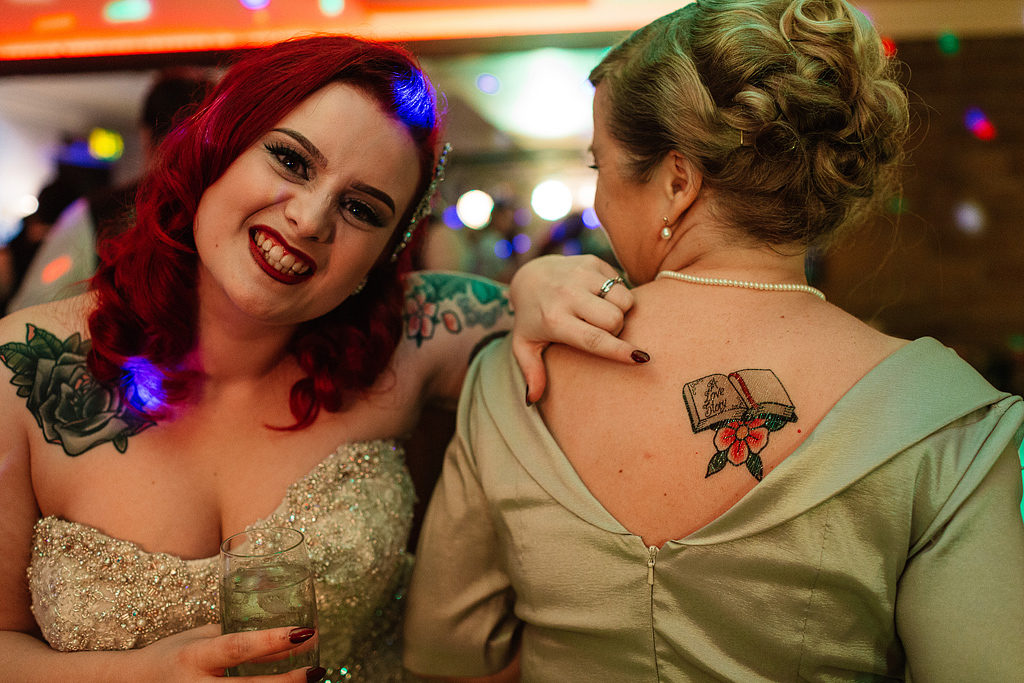 tattoo themed wedding