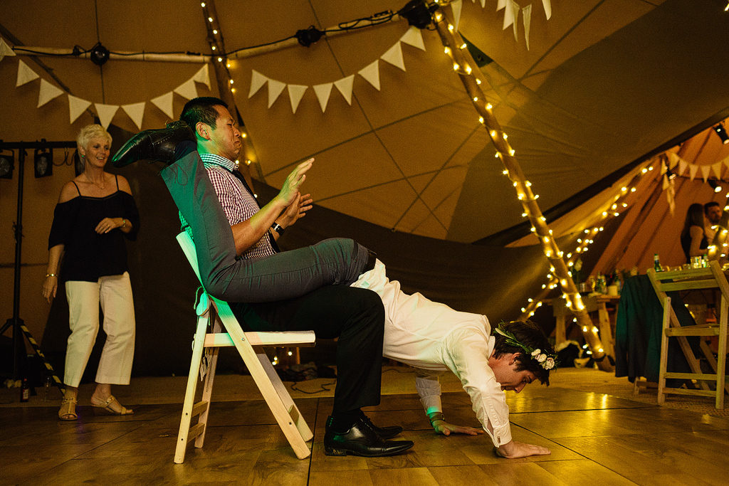 quirky tipi wedding
