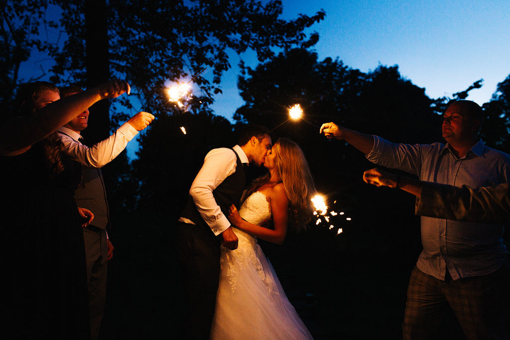 sparklers at your wedding dewsall court