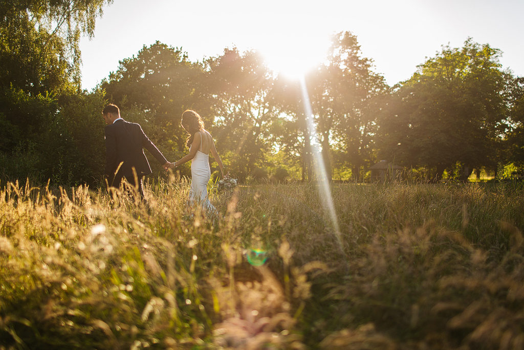 golden hour on your wedding day