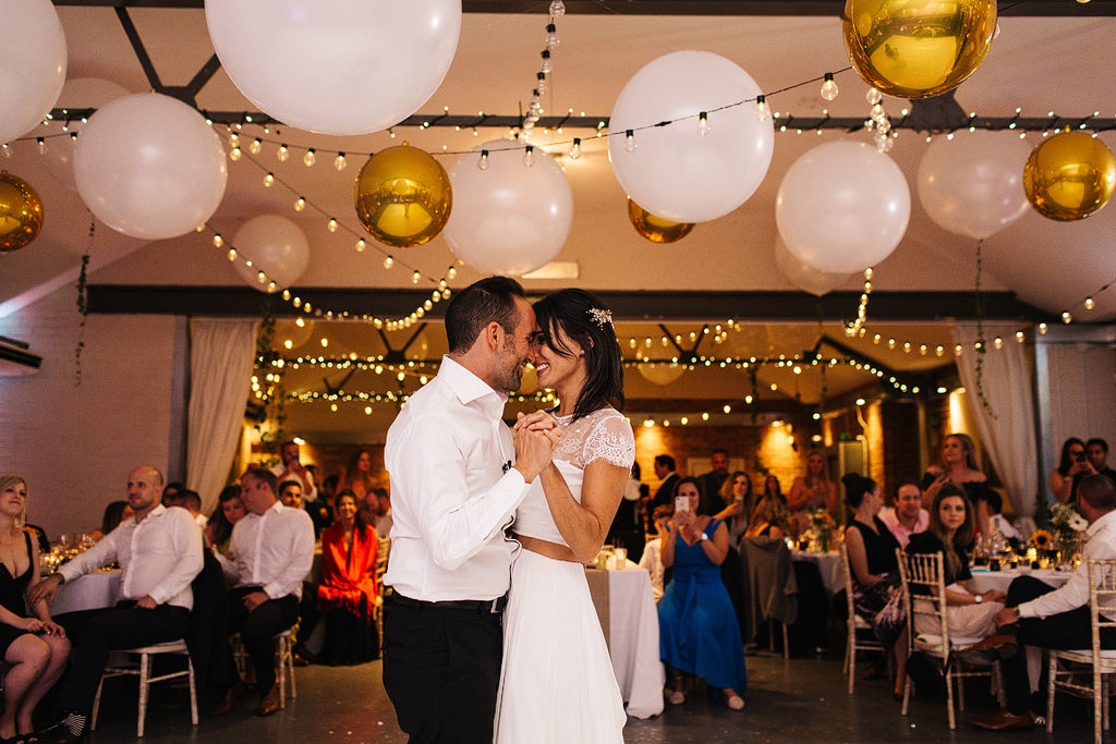 first dance at a city wedding in leeds