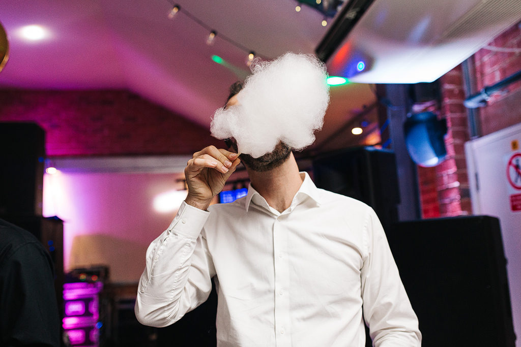 candy floss at a wedding in leeds