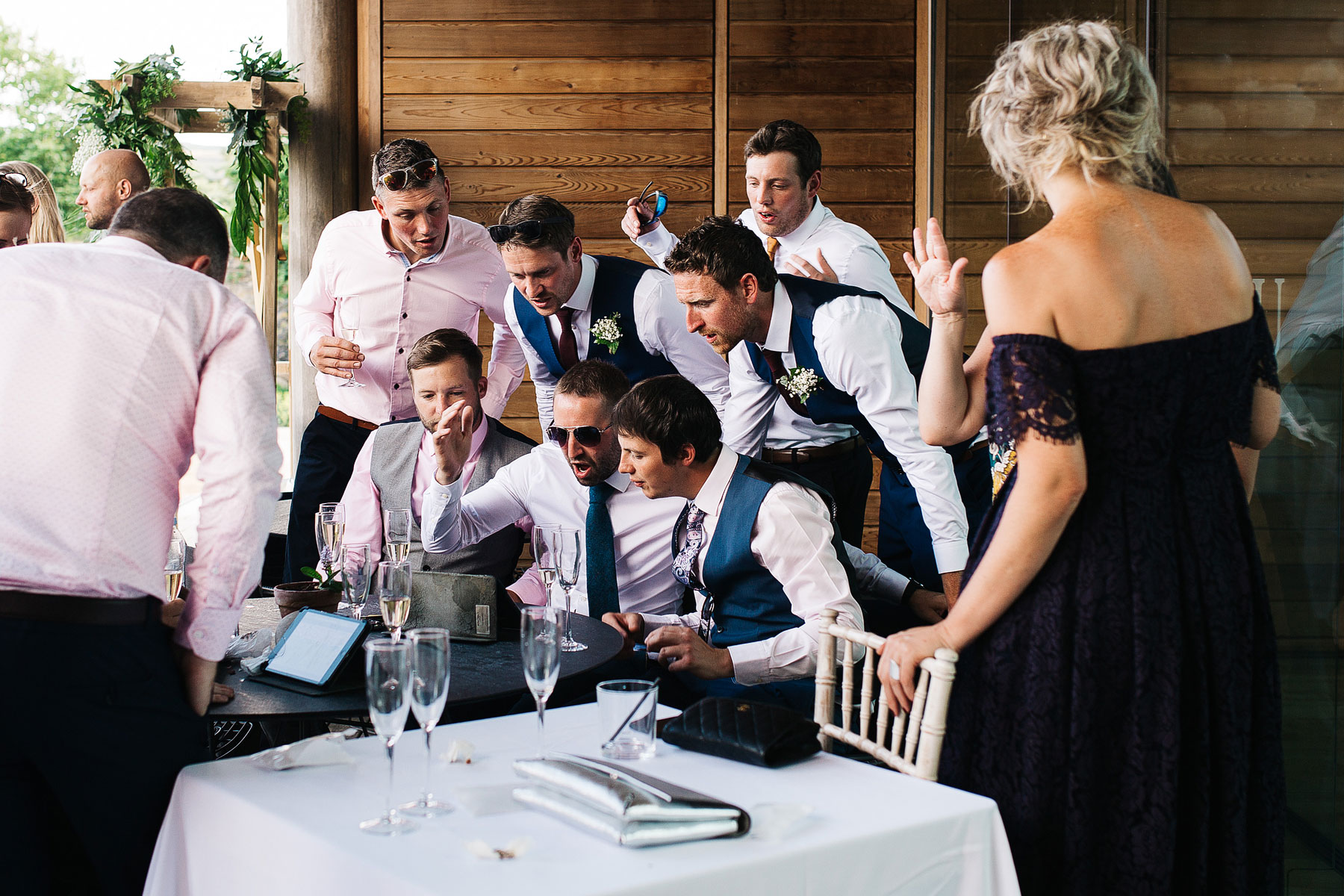 candid wedding pictures in north yorkshire