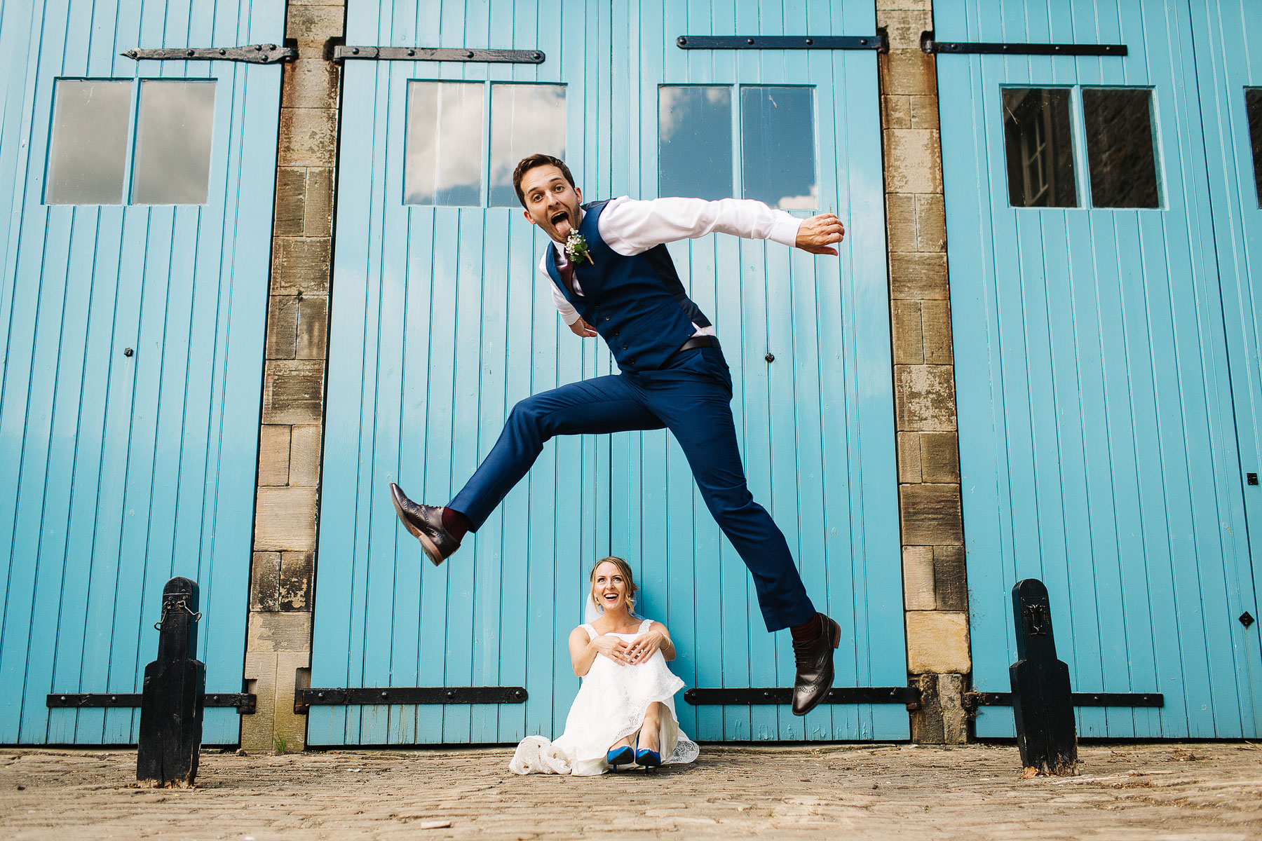 fun wedding pictures for a yorkshire wedding