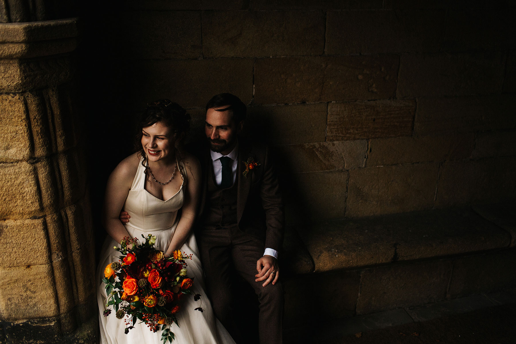 East Riddlesden Hall Wedding in Autumn by www.pauljosephphotography.co.uk 