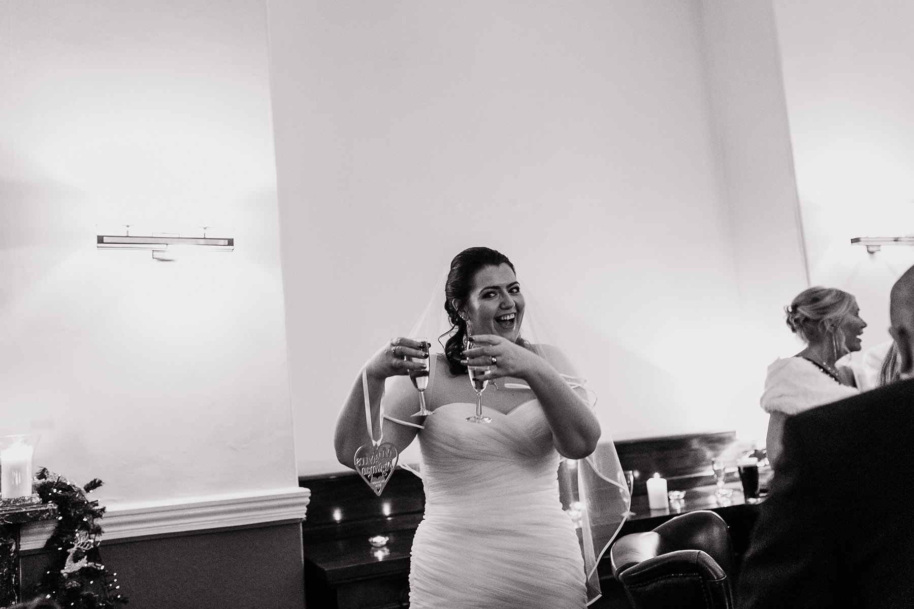 Beccy and Dave's James Bond themed wedding at The Leeds Club.