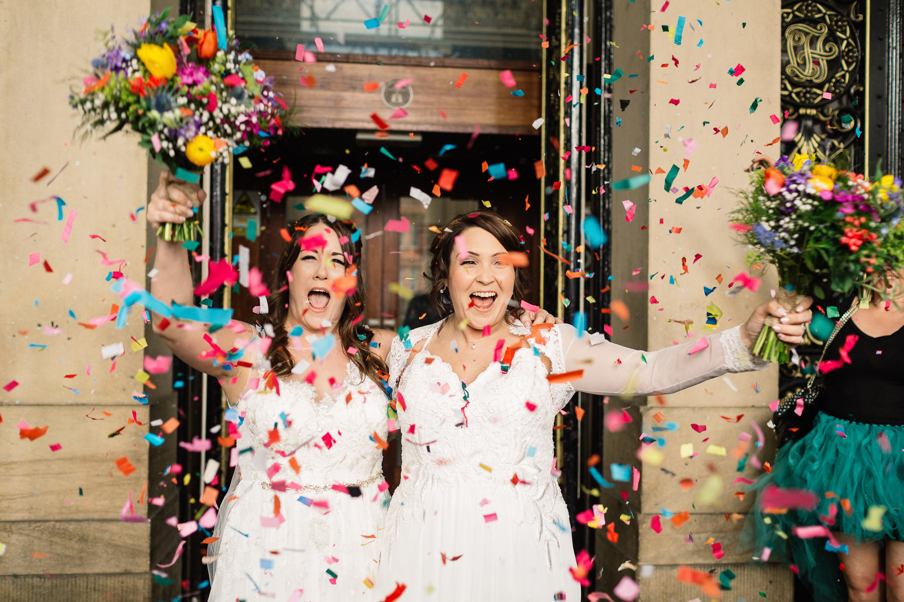 Charlotte + Kitrsty's Canal Mills wedding in Leeds by Paul Joseph Photography.