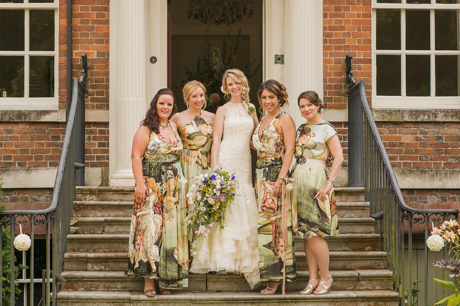 Kirsty + Alistair's laid back stunning wedding at Old Alresford House near Winchester in Hampshire.