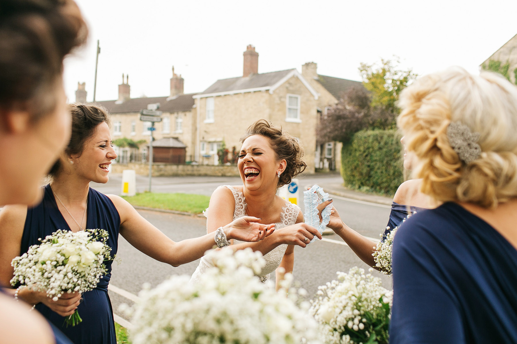 Lizzie and Andy's boho DIY village hall wedding at Thorner Victory Hall near Wetherby in Leeds.