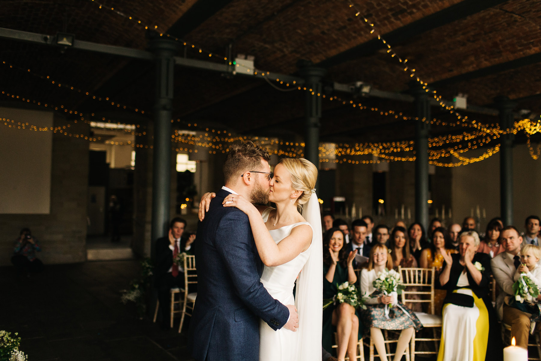 Laura + Dave's Industrial Wedding at The Arches in Dean Clough Mills in Halifax www.pauljosephphotography.co.uk 