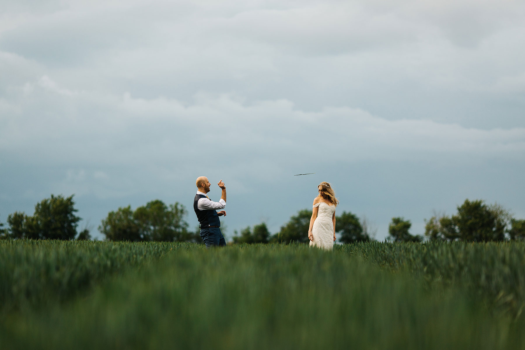 fun and happy wedding photography