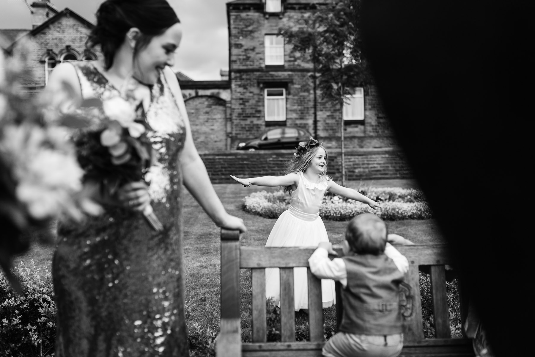 candid and natural Wedding photos in Yorkshire