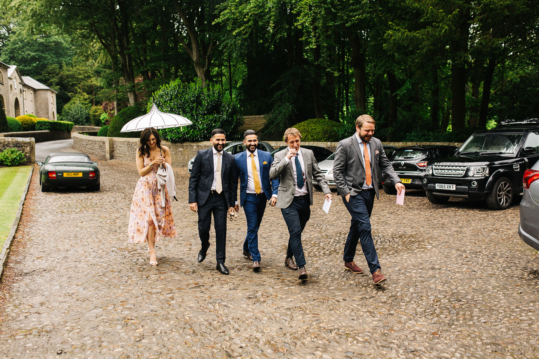 guests on the broughton hall estate