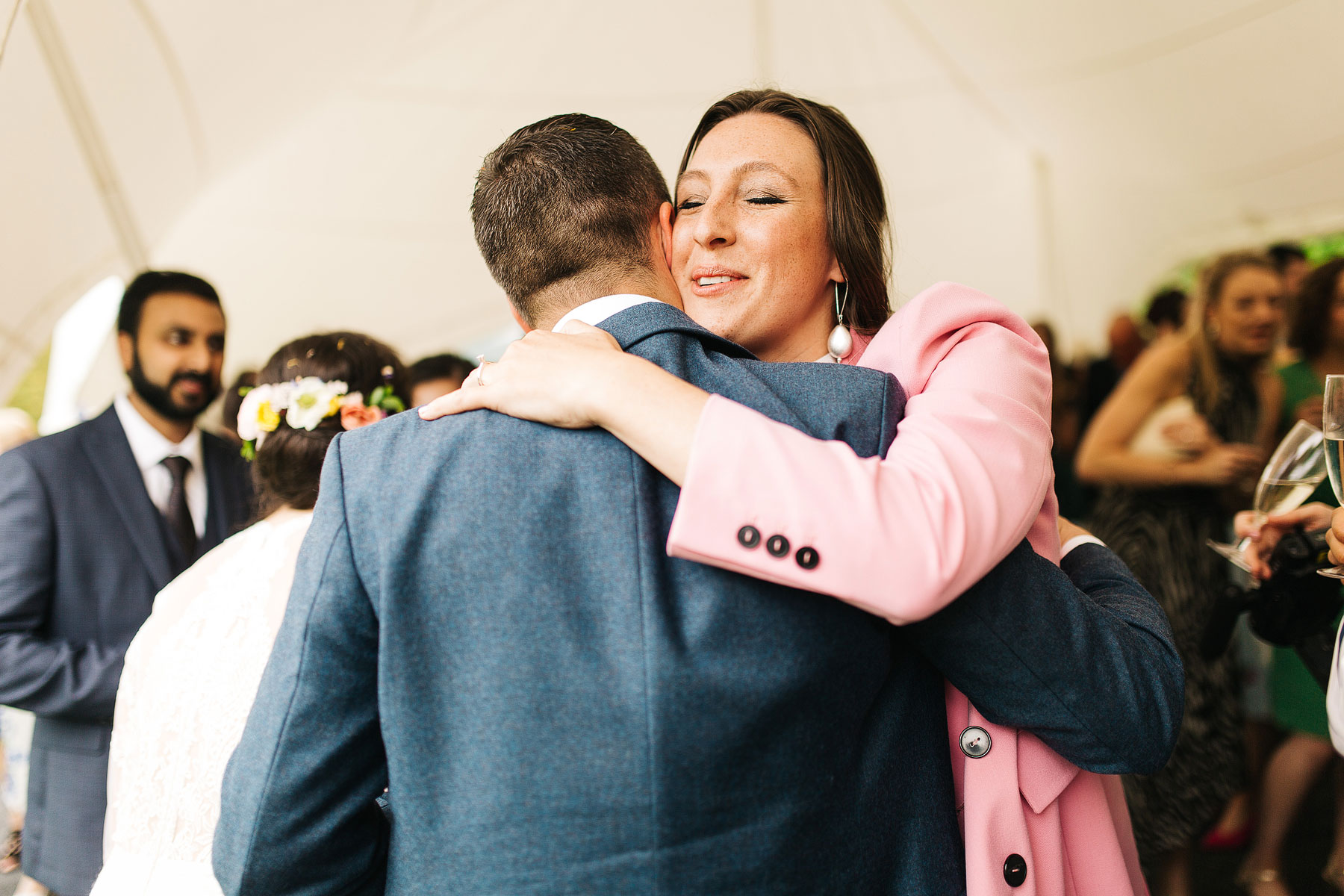 candid and natural wedding in yorkshire