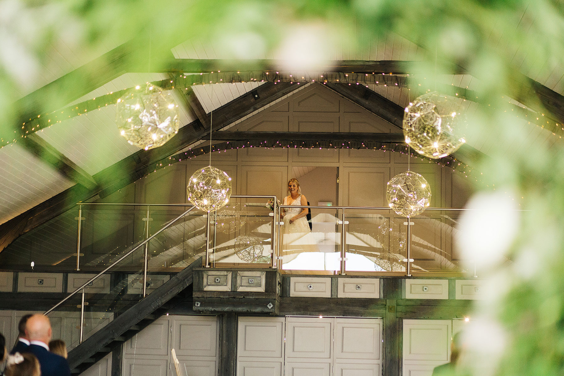creative wedding photography at yorkshire wedding barn