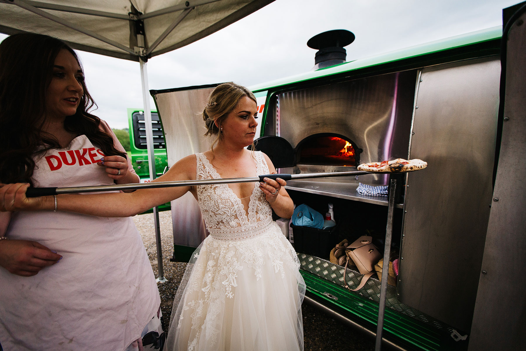 wood fired pizza for your wedding