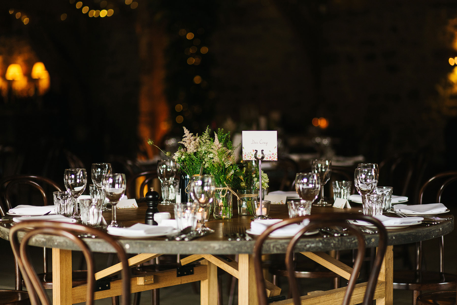 tithe barn at bolton abbey table details