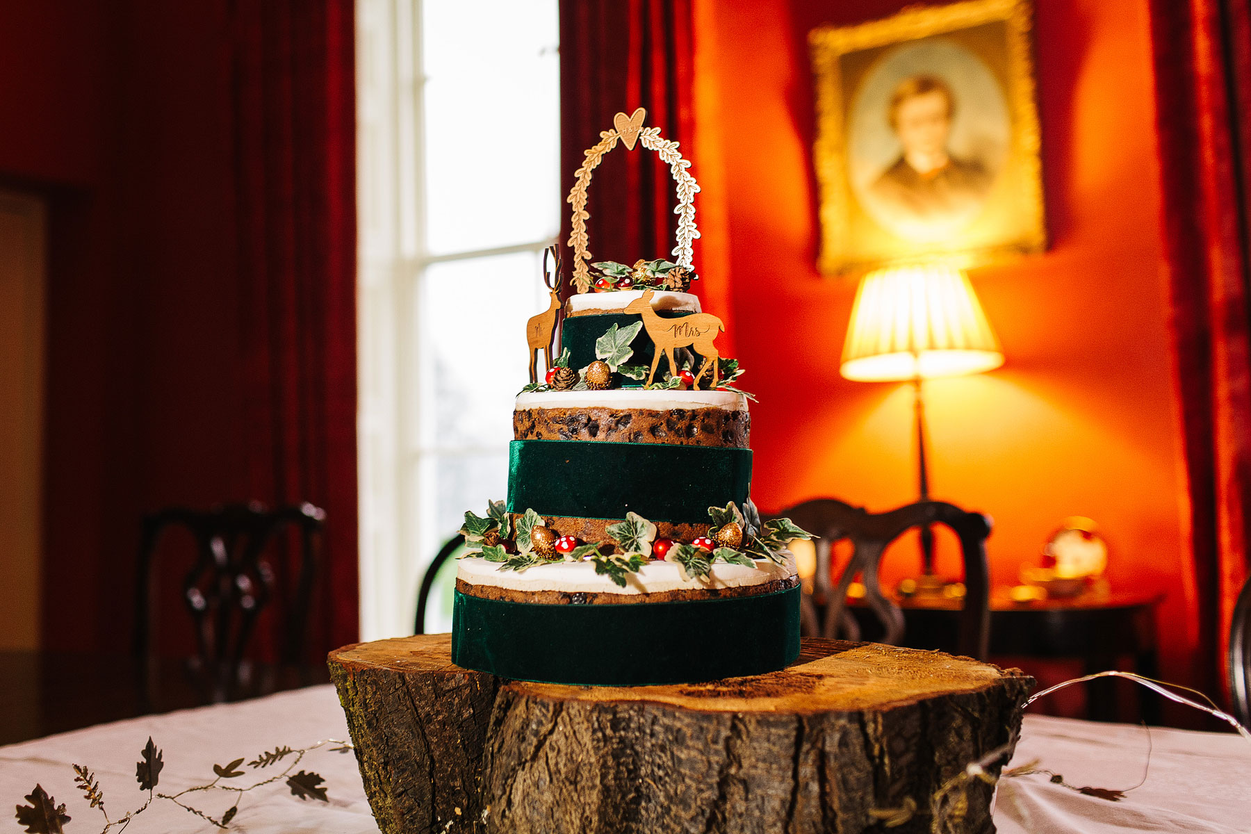 wedding fruit cake at silverholme manor in the lake district