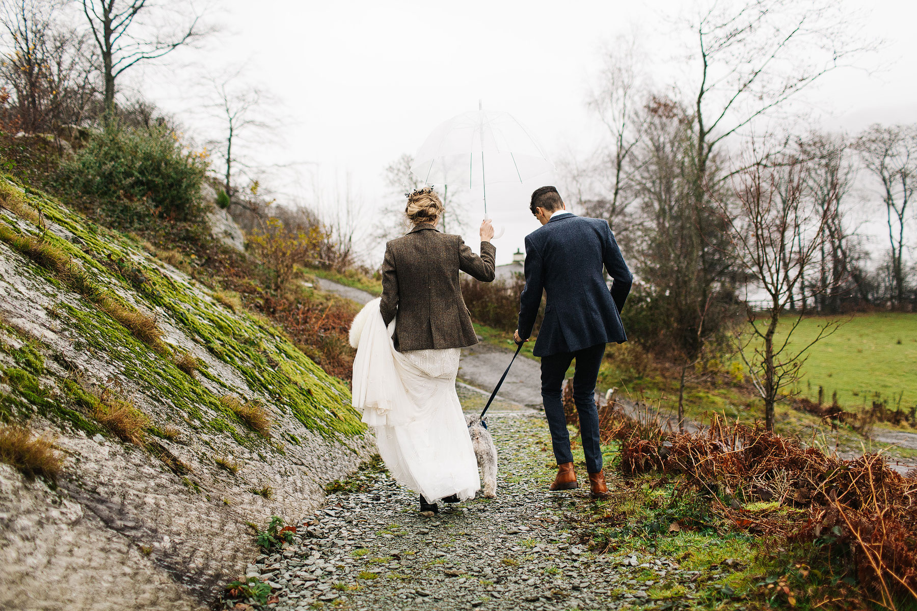 quirky wedding photography in the lakes