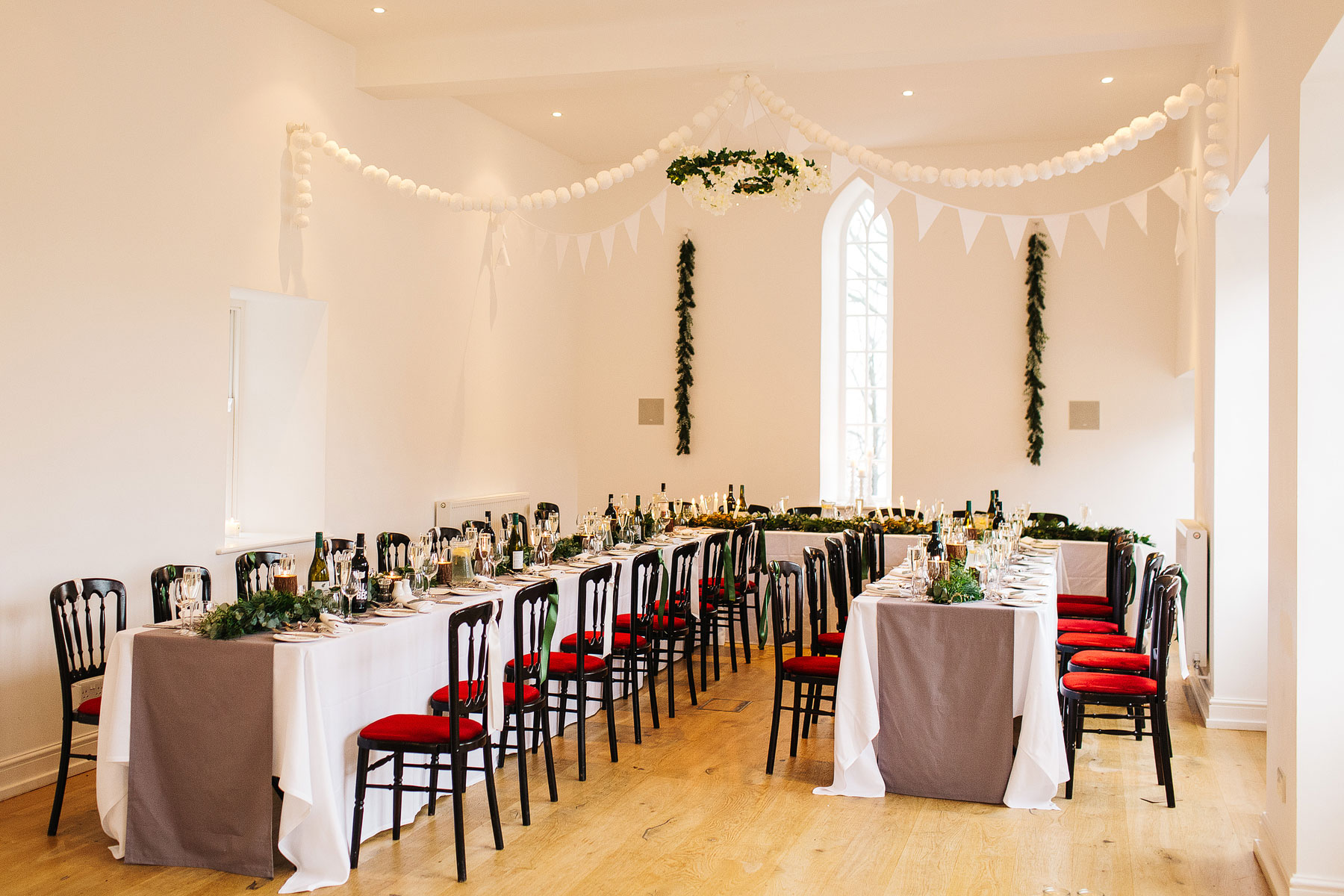 silverholme manor wedding venue set for a small intimate wedding