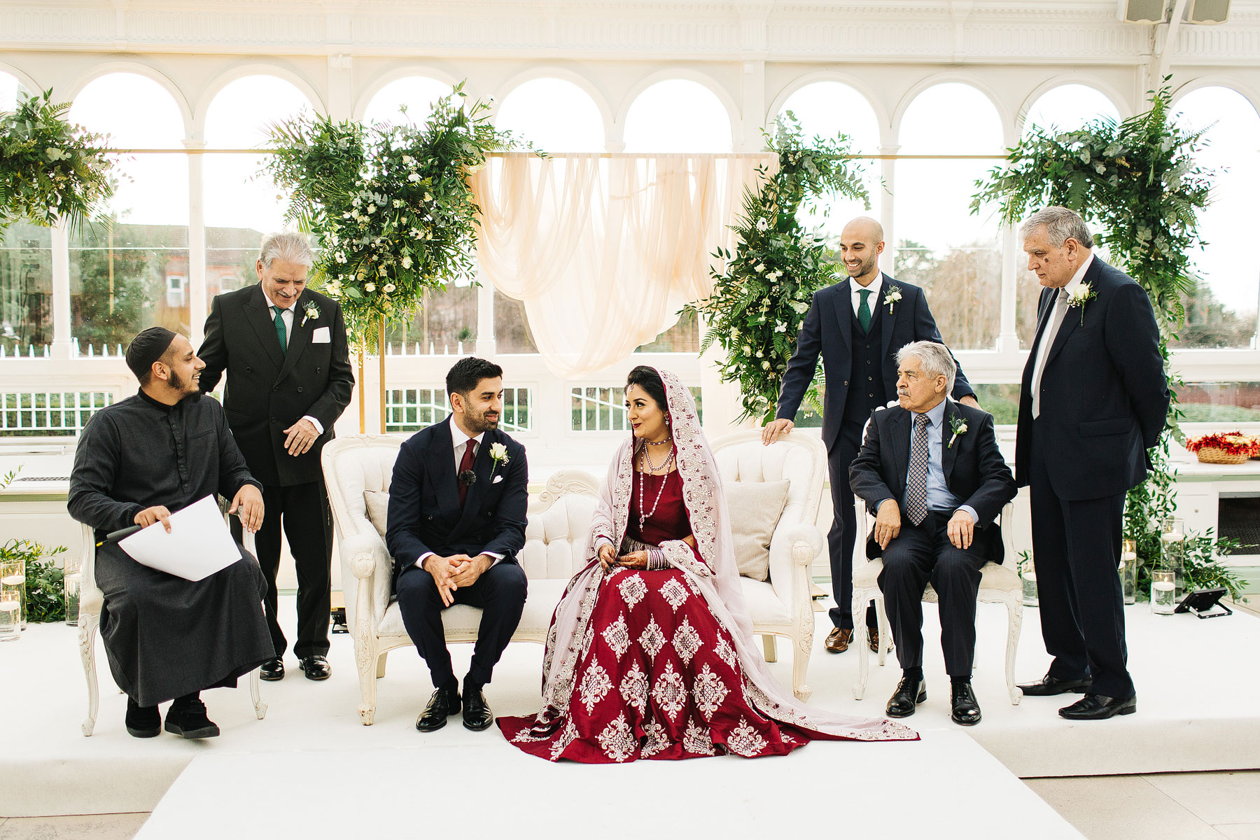 muslim couple getting married in iconic wedding venue in liverpool