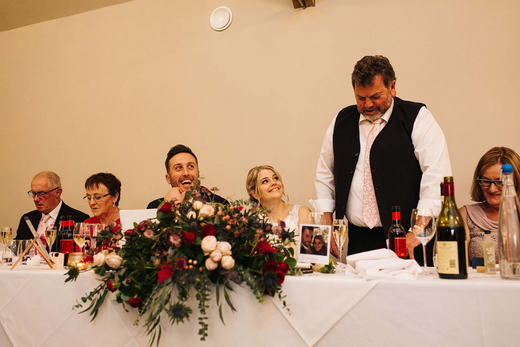 wedding speeches at blackwell grange