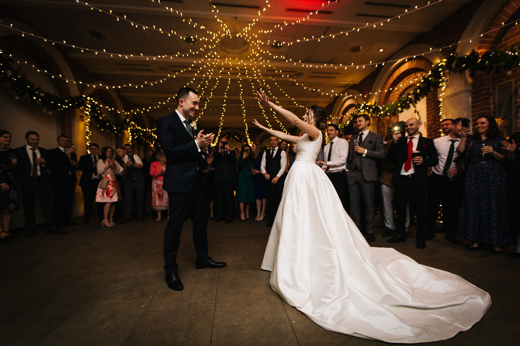 First dance at Great Fosters in Surrey 