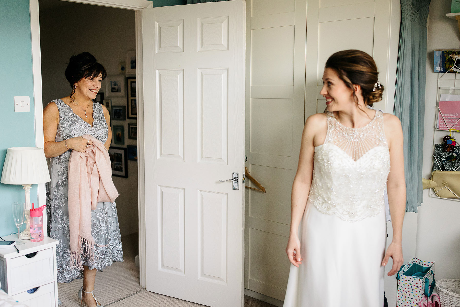 mum sees bride caught by yorkshire wedding photographer