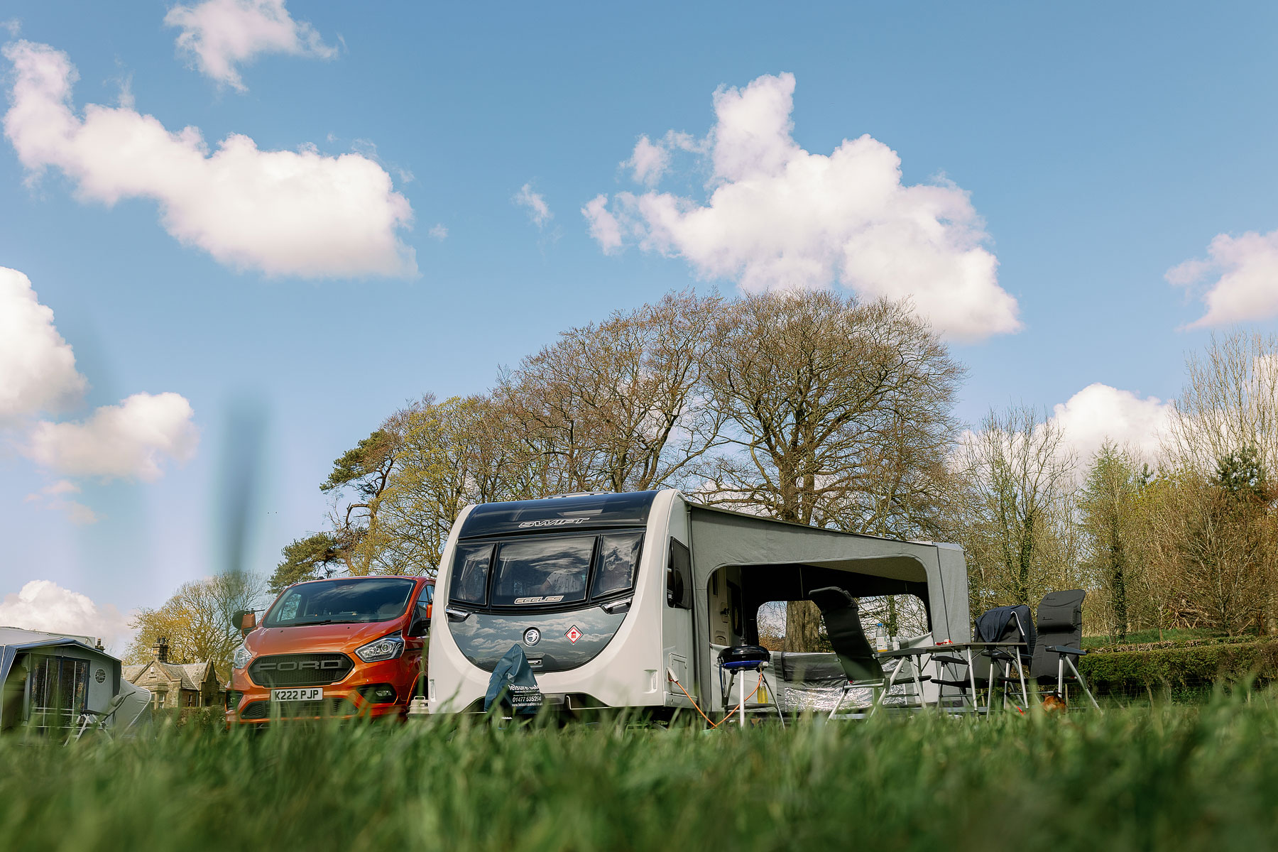 Caravanning in the Yorkshire Dales 
