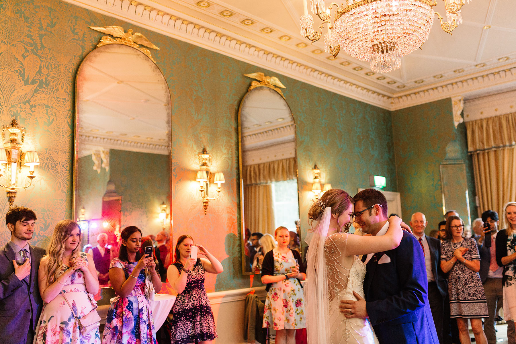first dance in bowcliffe hall in yorkshire