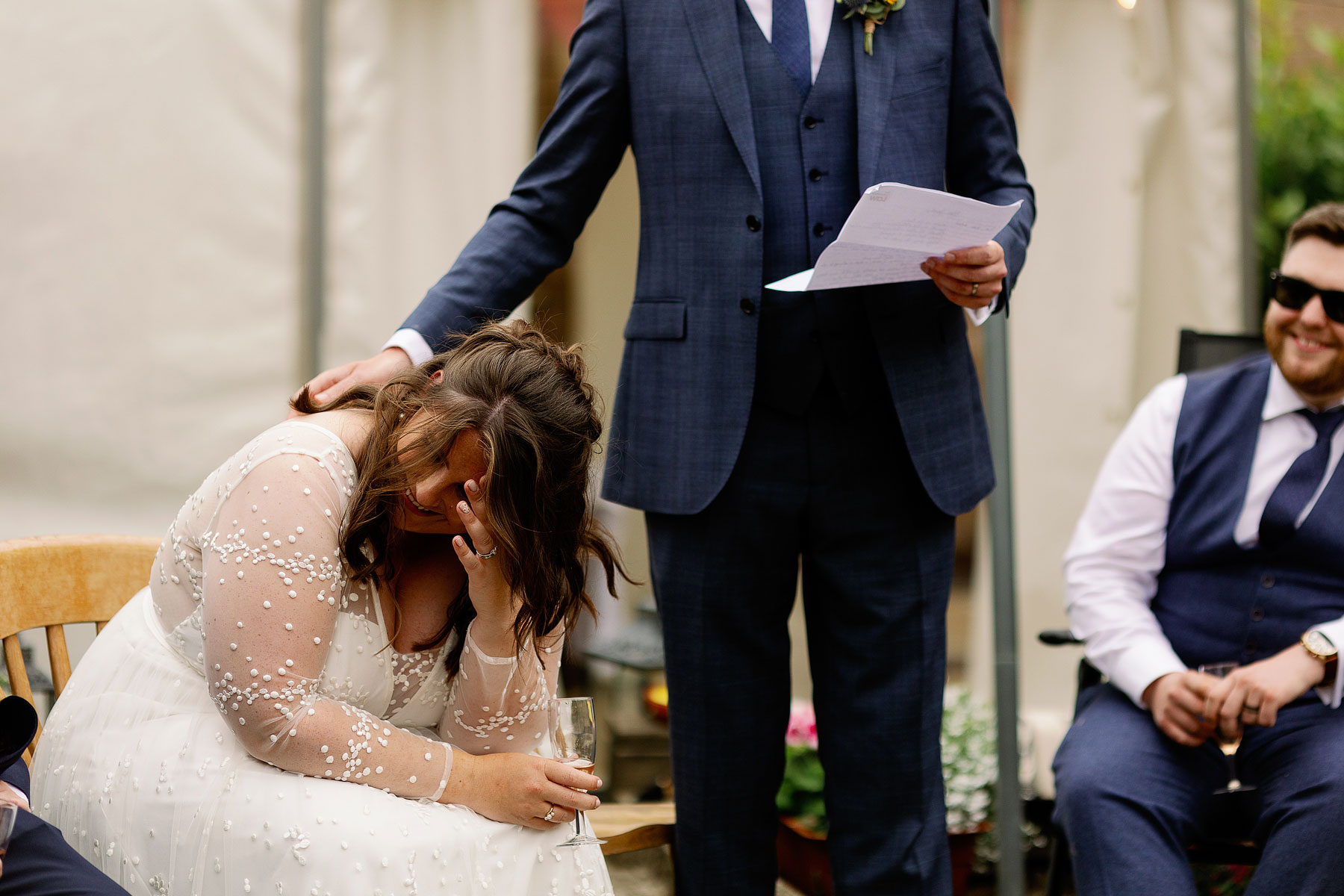 yorkshire garden wedding speeches