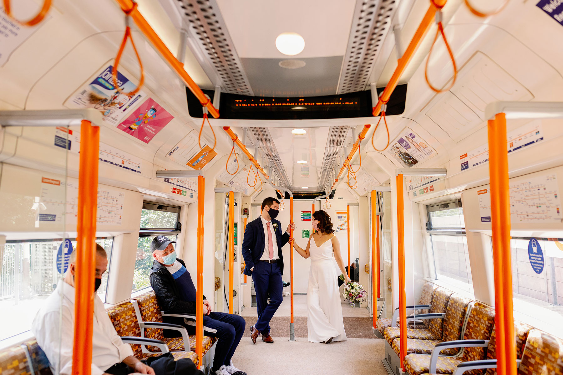 london overground wedding photographs