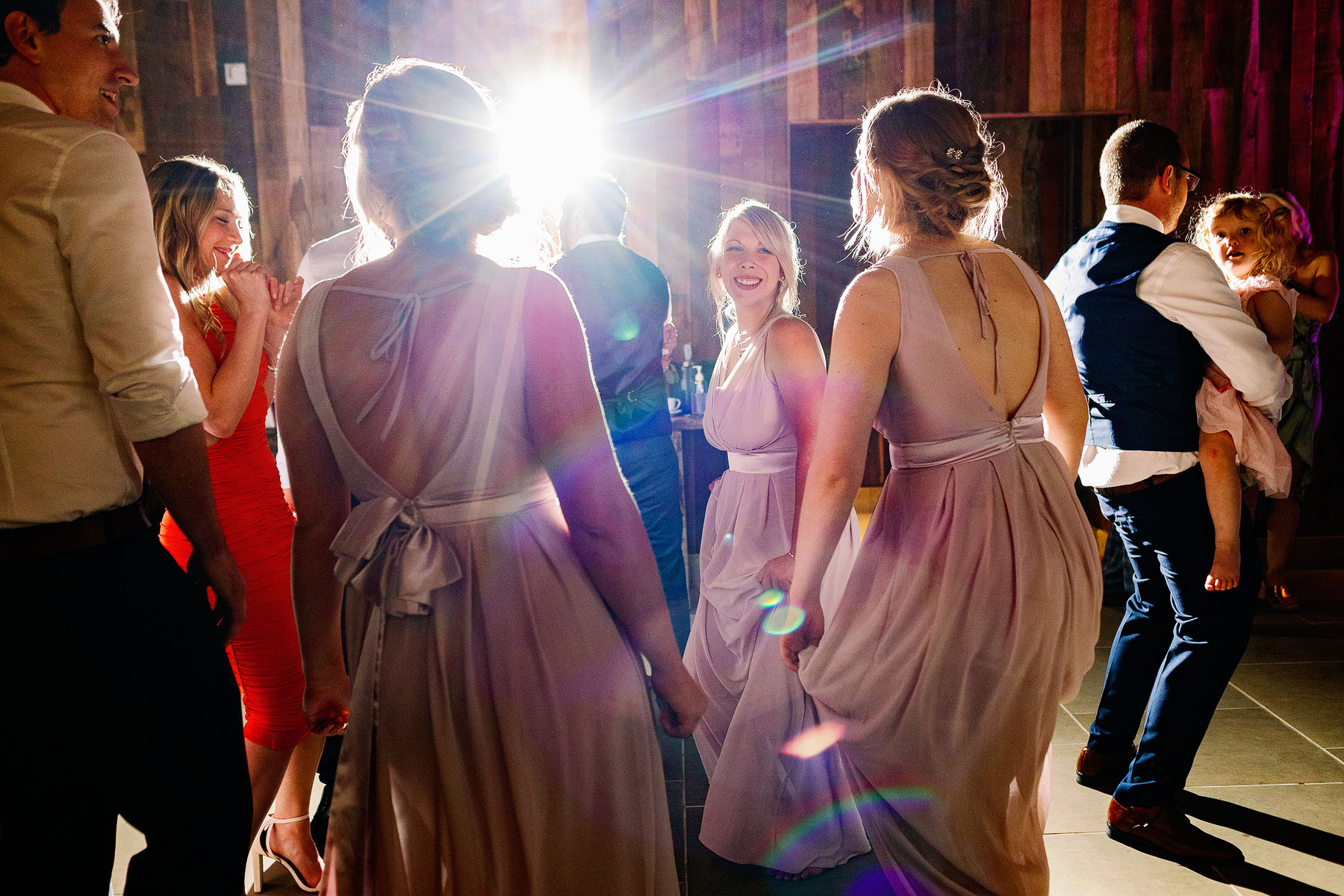 fun wedding evening pictures at bolton abbey in low light