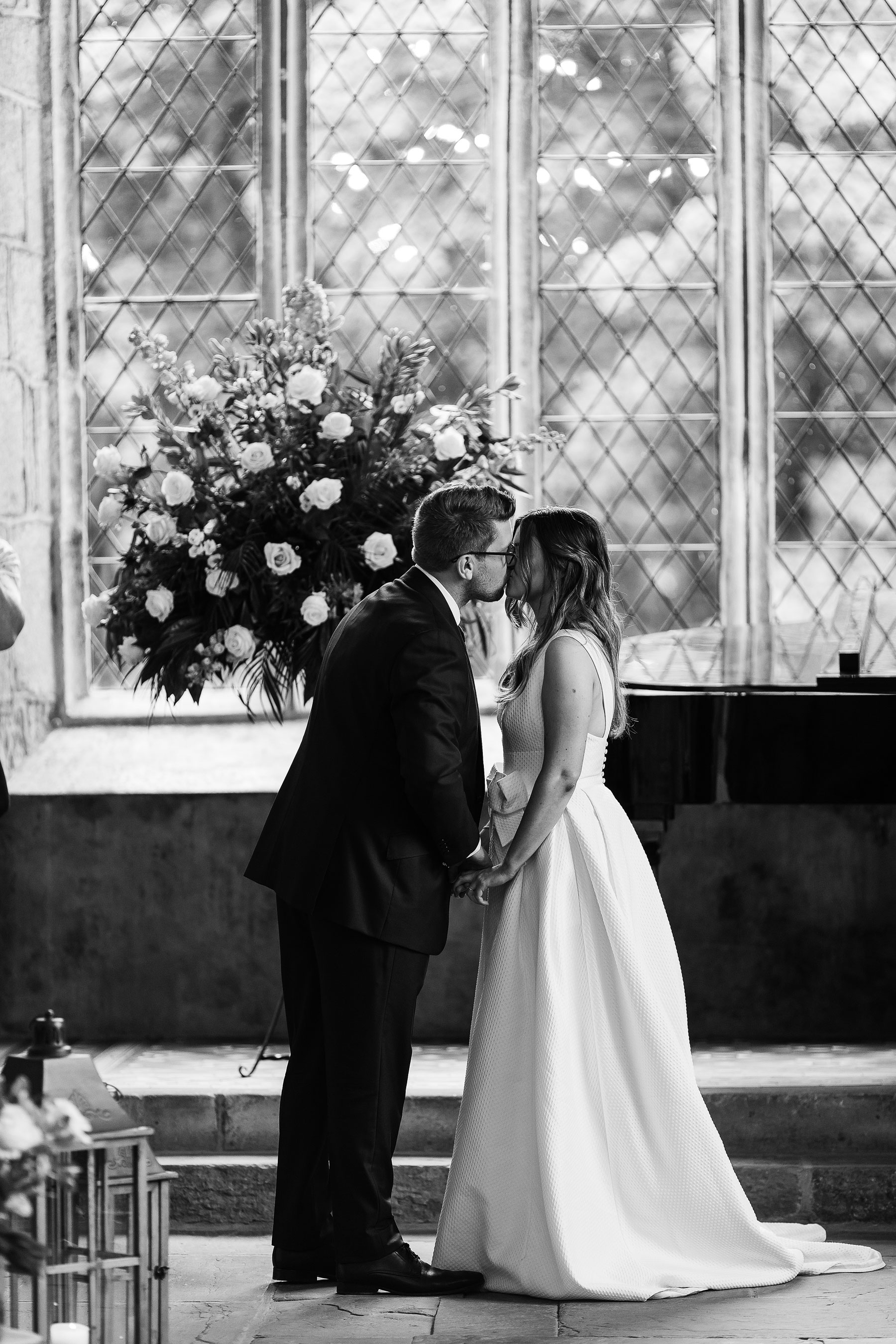 gorgeous wedding ceremony at a barn in north yorkshire