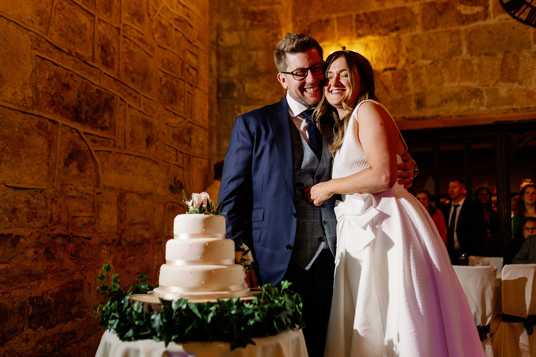 fun wedding photos of a bride and groom in yorkshire