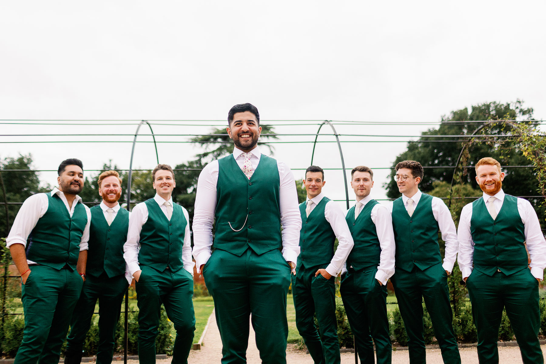 colourful and fun wedding at thorpe gardens in staffordshire