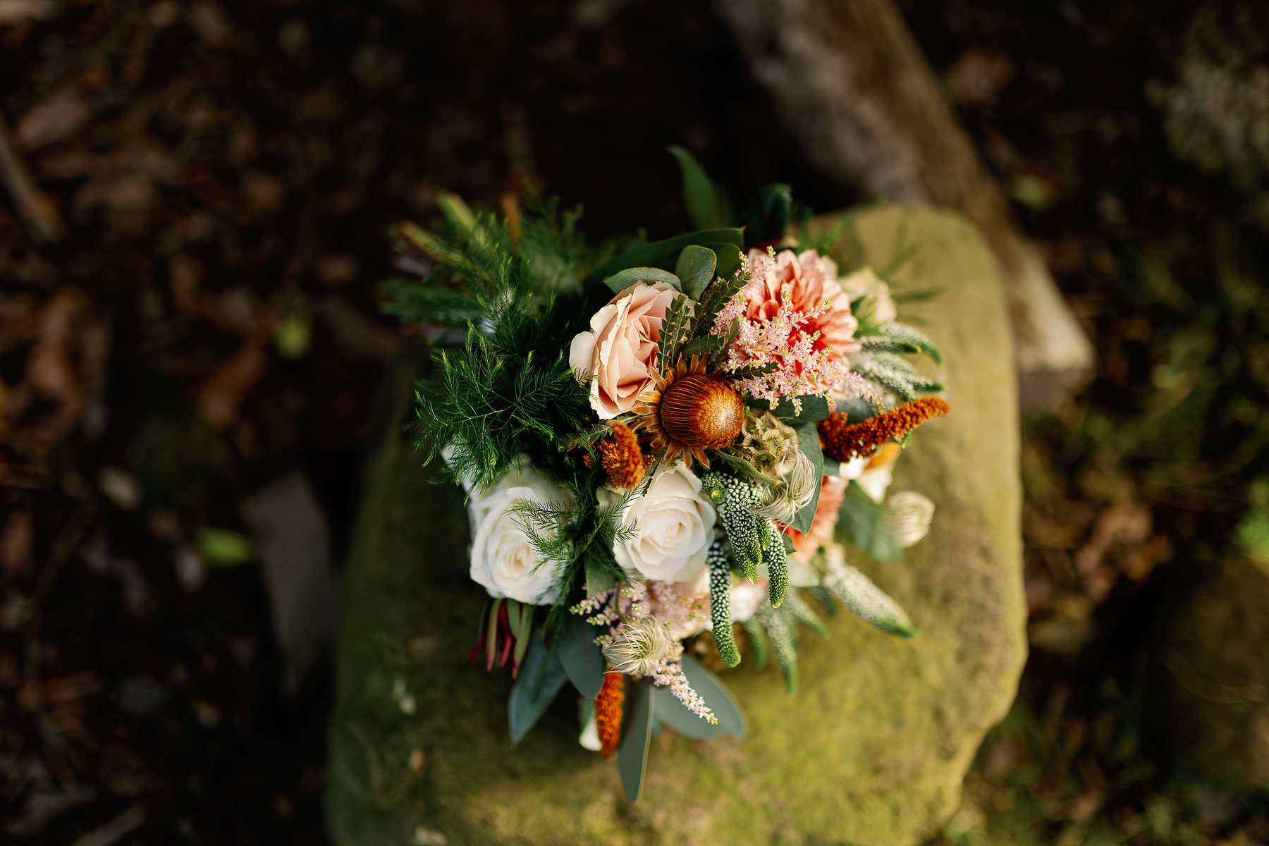 autumn inspired bridal bouquet