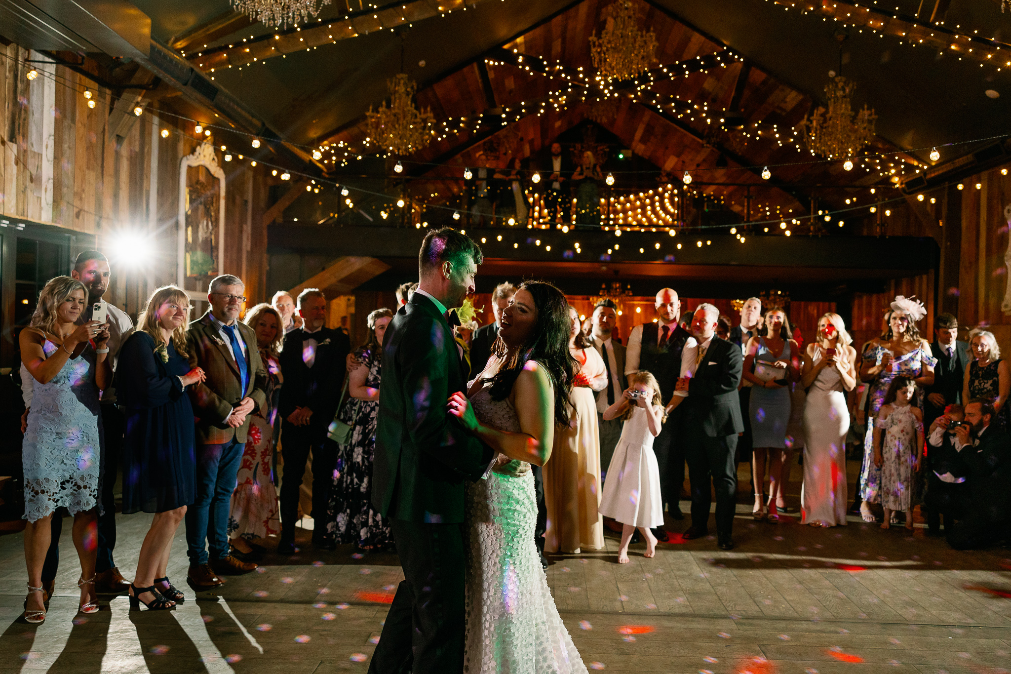 First dance in low light in Yorkshire 