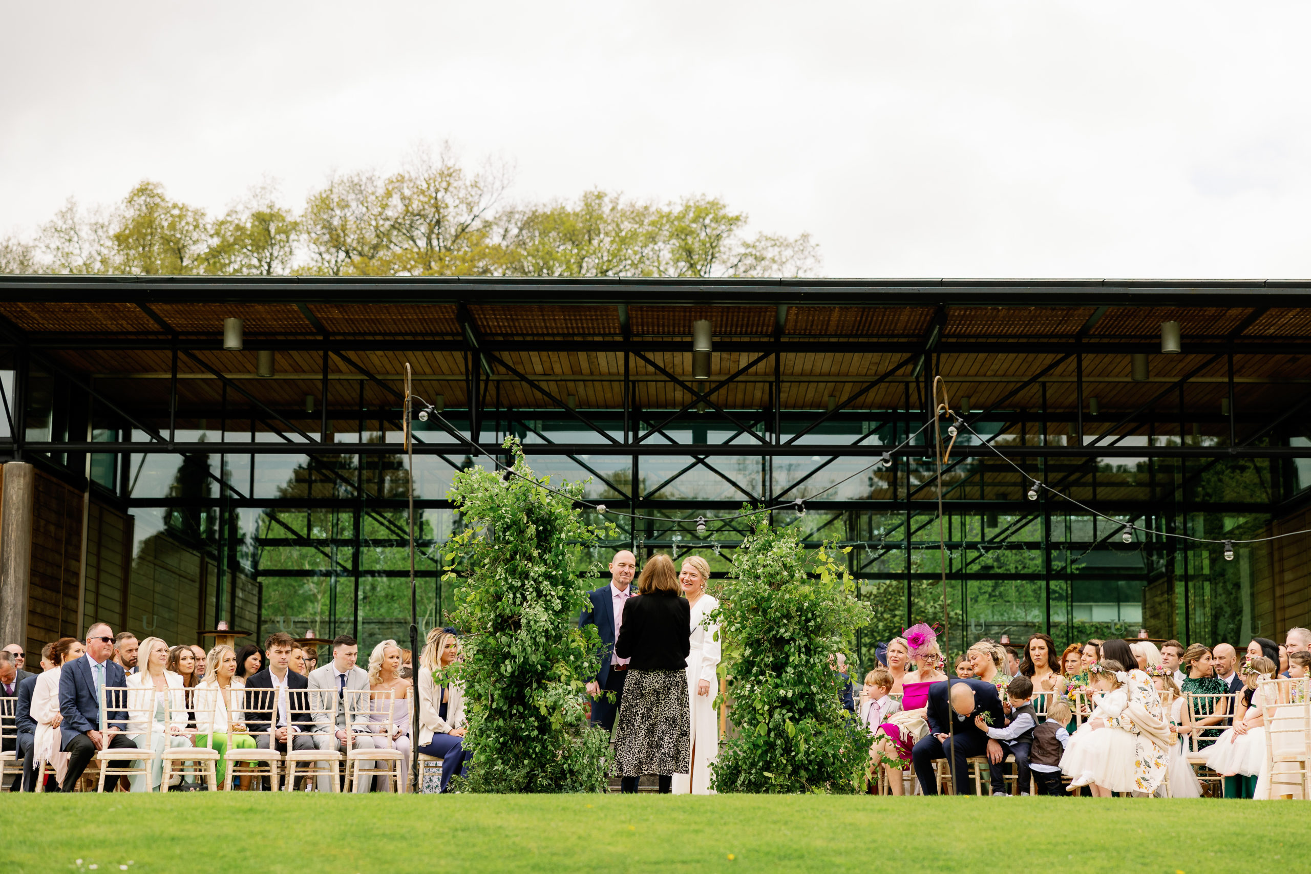Wedding Ceremony outdoors in North Yorkshire