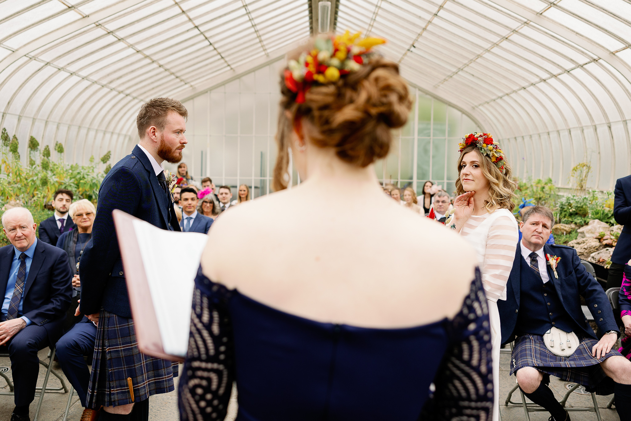 Humanist Ceremony in Kibble Palace in Glasgow 