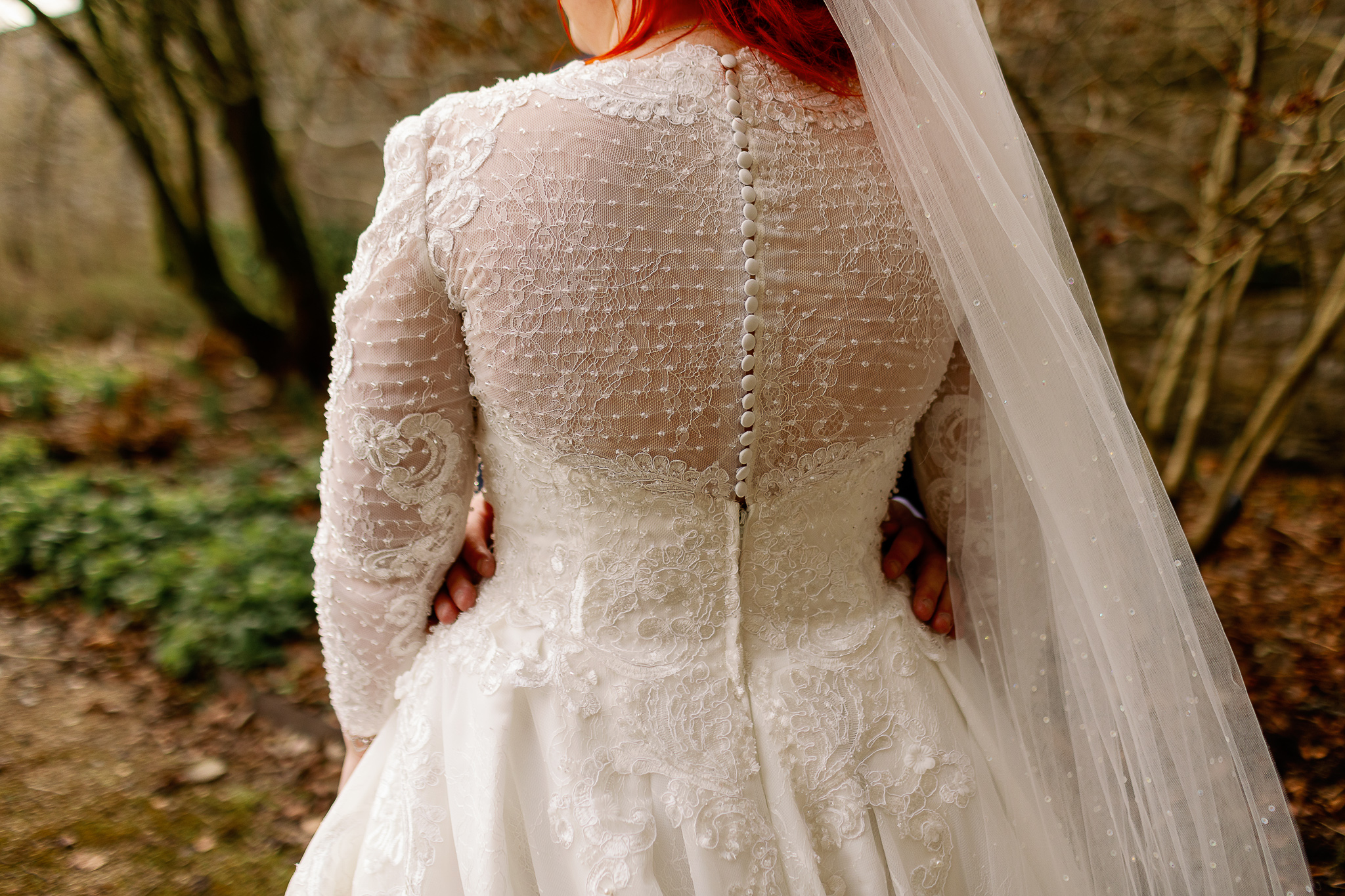 Wedding Dress details from Ava Rose 