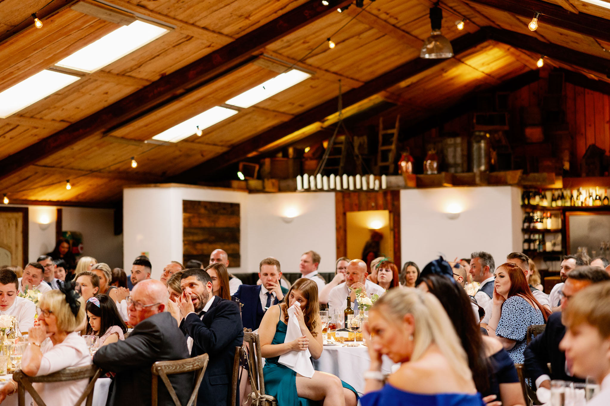 Wedding Speeches in a Barn Wedding Venue in the North West of the UK