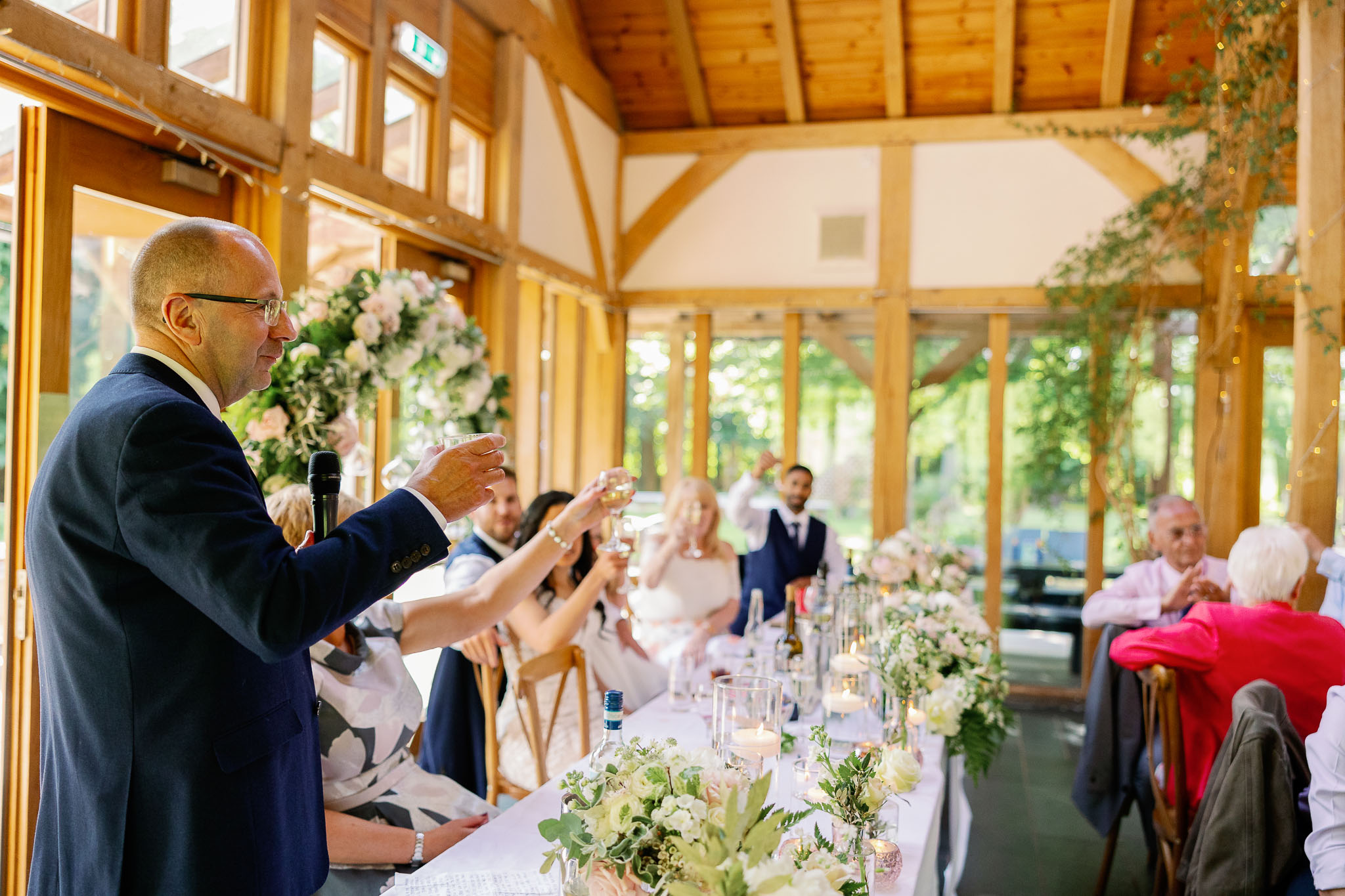 Wedding Speeches at an exclusive wedding venue in Cheshire