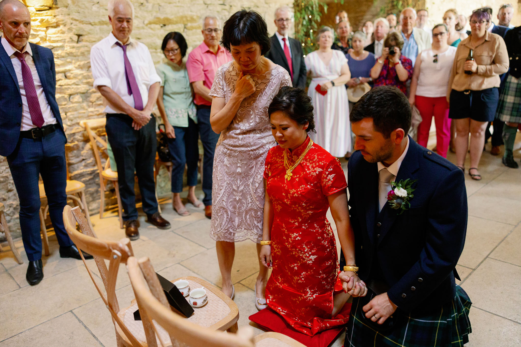 Chinese Tea Ceremony at a wedding 