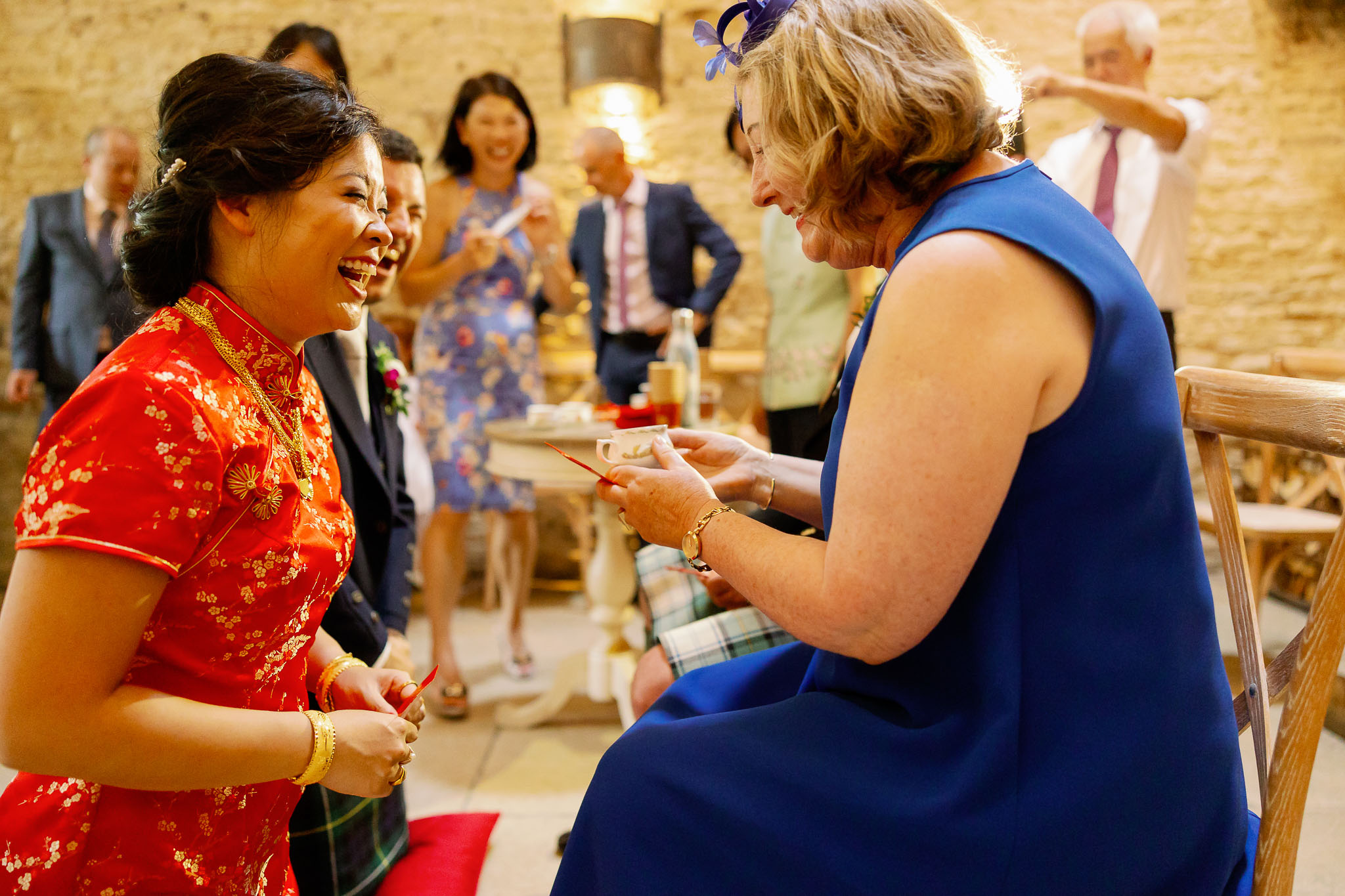 Chinese Tea Ceremony at a UK wedding 