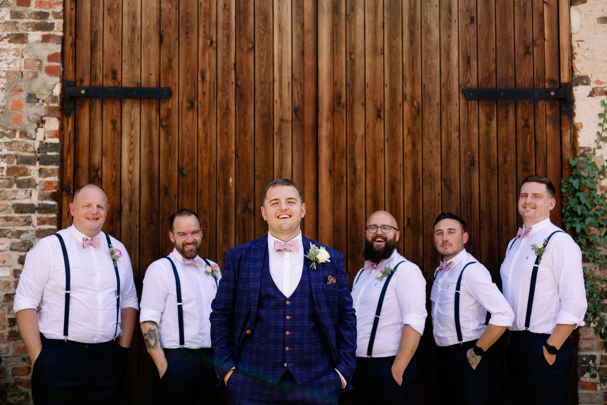 Cool Groomsment at a Yorkshire Summer Wedding 