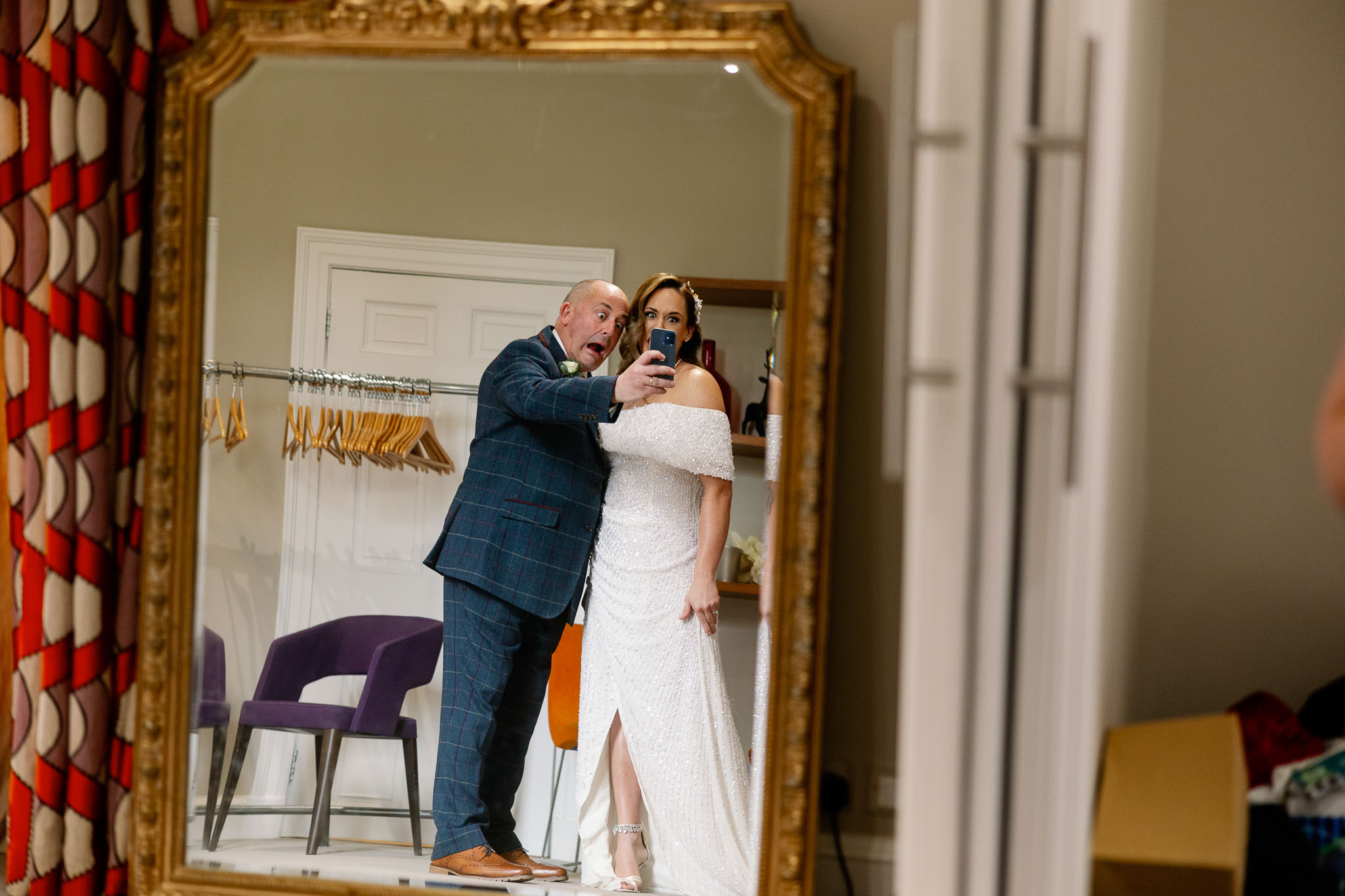 Fun Pictures of a wedding at Rudding Park in North Yorkshire 