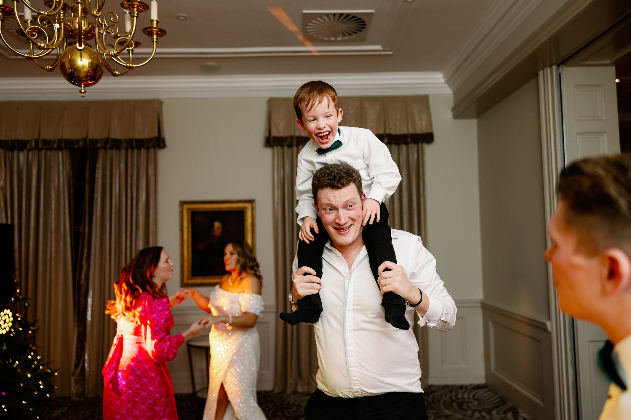 Fun Wedding Pictures at a Wedding in North Yorkshire 